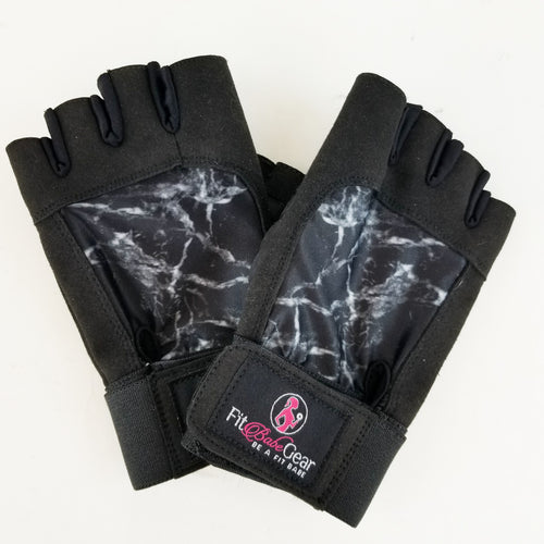 Black Marble - Workout Gloves